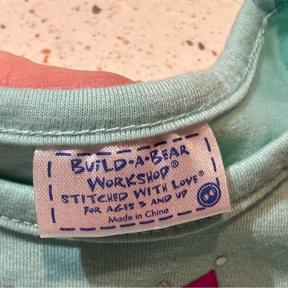 Build-A-Bear Snowflake Crystal Top, Jean Skirt & Pink‎ Shoes, Bunny NOT Included - Picture 8 of 13